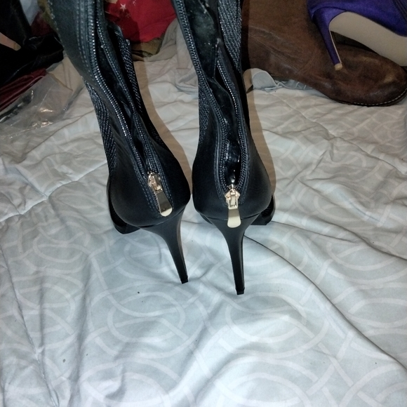 So Me "Katty" OTK mesh stripper thigh high boots - Picture 5 of 9